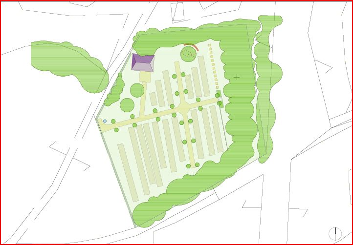 Layout Friedhof